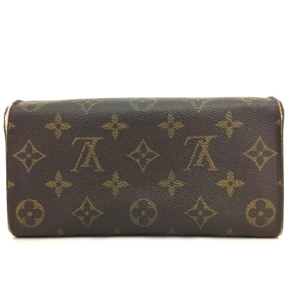 Louis Vuitton Monogram Portefeiulle Sarah Long Bifold Wallet /R5066 - Picture 4 of 8